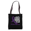 Nobody Fights Alone Multiple System Atrophy Awareness Ribbon Tote Bag