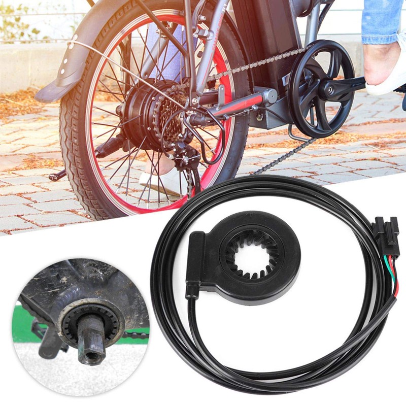 Alomejor Electric Bicycle Pedal Assist Sensor Double Hall 12 Magnetic
