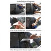 BOLTRY Automobile Door Window Pillar Post Trim B Pillar Molding