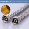 ARCORA 16-Inch Length Faucet Hose Connector Braided Stainless Steel cUPC