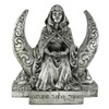Moon Goddess Statue Silver Finish
