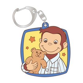 Curious George Rubber Keychain (George/Pajamas) CG-RB011