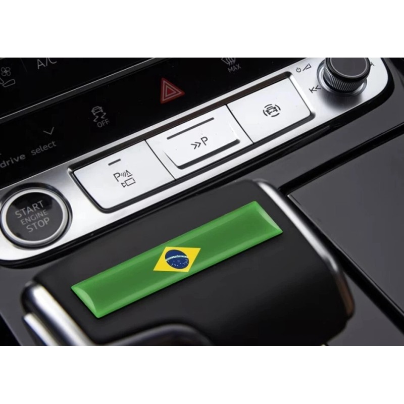 DIGIART INTERNATIONAL 1 COLOMBIAN COLOMBIA FLAG 3D EPOXY CAR EMBLEM