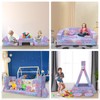 12PCS Modular Kids Play Couch, Kids Sofa with Blanket for