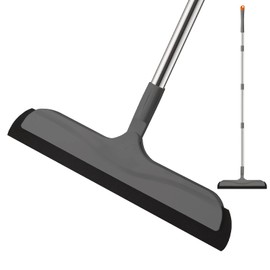 Mitclear Shower Squeegee with Long Handle (126 cm), Squeegee Base, Water Squeegee Floor Squeegee, Water Squeegee for Shower, Floor, Bathroom, Tile, Kitchen, Pet Hair, Marble