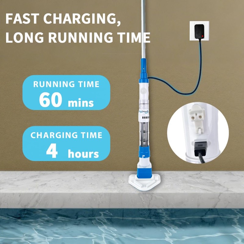 Handheld Pool & Hot Tub Vacuum - Poolstomach 29 Rechargeable
