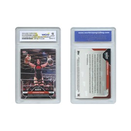 2025 WWE Topps Stephanie VAQUER 1st NXT Women Double Champ Card #34 - Graded GEM Mint 10