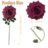 Zzefarmy 1 PCS 42-inch Giant Rose Large Decorative Flower, Wedding