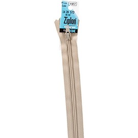 YKK Ziplon Coil Zip 14" Beige