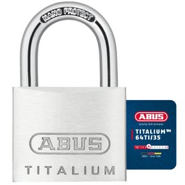ABUS 64TI/35 35mm Titalium Padlock Keyed KA6355