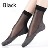 MANJIAMEI Women's See-through Socks, 5 Pairs Calf, Ankle Length, Short,