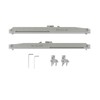 JUBEST 6FT Brushed Nickel Sliding Barn Door Hardware Track Kit