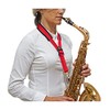 BG COMFORT Red Strap Alto/Tenor Saxophone Metal Snap Hook S19MSH