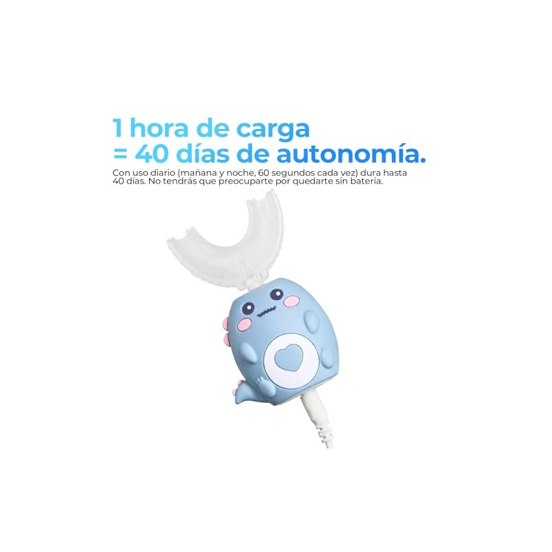 Cepillo Dientes Electronico Niños Diseño Forma Modos Cepillado Electrico Infantil