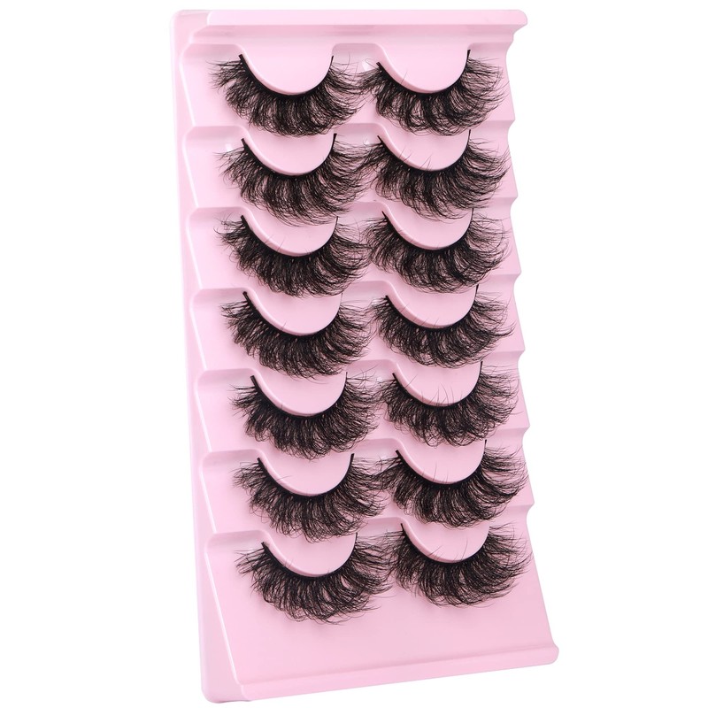 False Eyelashes Full Lashes Mink Wispy Thick Volume Eye Lashes