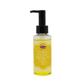 Natural Additive-free Golden Jojoba Oil Organic 3.4 fl oz (100 ml) with Pump Low Heat Press Unrefined Jojoba Oil