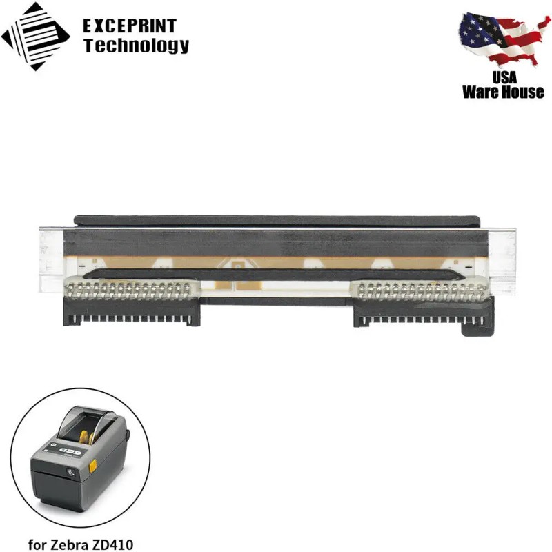 US STOCK New 203dpi Printhead Replace for Zebra ZD410 Thermal