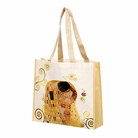 Goebel The Kiss Shopping Bag 37 x 12 x 33.5 cm Plastic, beige