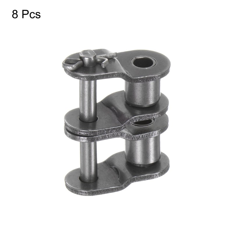 uxcell 8Pcs #40-2/08A-2 Double Chain Offset Half Link Roller 12.7mm