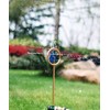 Metal Flower Sprinkler Head,Dual-Purpose Garden Decor & 360° Lawn Irrigation