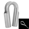 Alomejor Rope Thimble Stainless Steel Pipe Thimble for 6mm 7mm