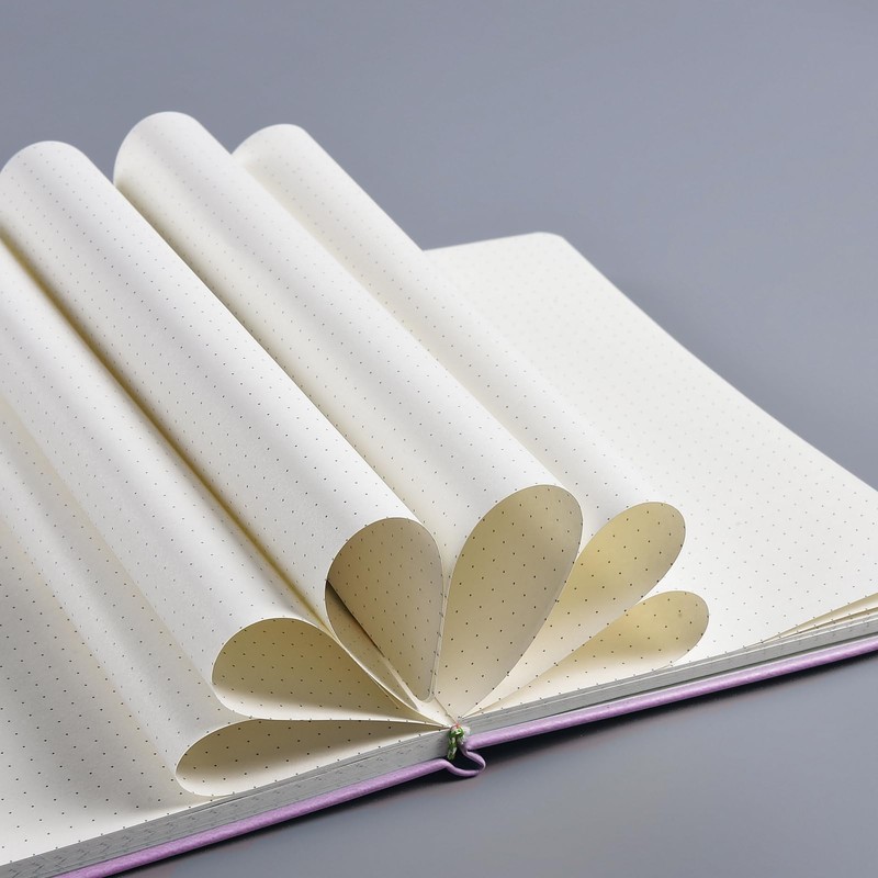 GDMLUP Bullet Dotted Journal - A5 Dotted Notebook - 120gsm