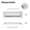 Ravinte Pack of 2 Brushed Nickel Cabinet Handles Sliding Door