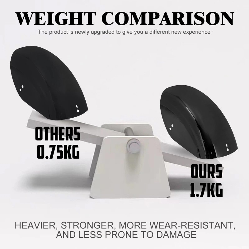 HDBUBALUS Vivid Black Rear Fender Mudguard For Harley Sportster 883