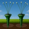 Mole Repellent with Swaying Lights Solar Powered 2 Pack -