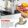 HSOKEW DLC-001TXB Main Stainless Steel Chopping Blade, Compatible with Cuisinart