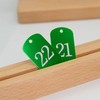 Aluminum Engraved Number Tags Key Tags ID Tags with Key