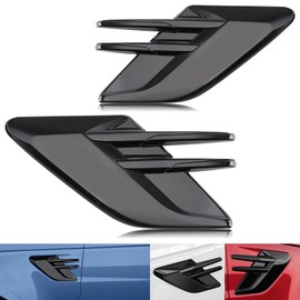 MOFANS 2pcs Air Side Vents Grille Fit for Land Rover Range Rover Sport 2018 2019 2020 2021 2022 Side Vent Trim Grill Gloss Black