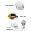 Motion Sensor Detector Switch Waterproof Intelligent Radiationless ABS Housing Infrared
