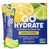 GoHydrate Instant Hydration Powder Packets - Low Sodium Electrolytes Drink