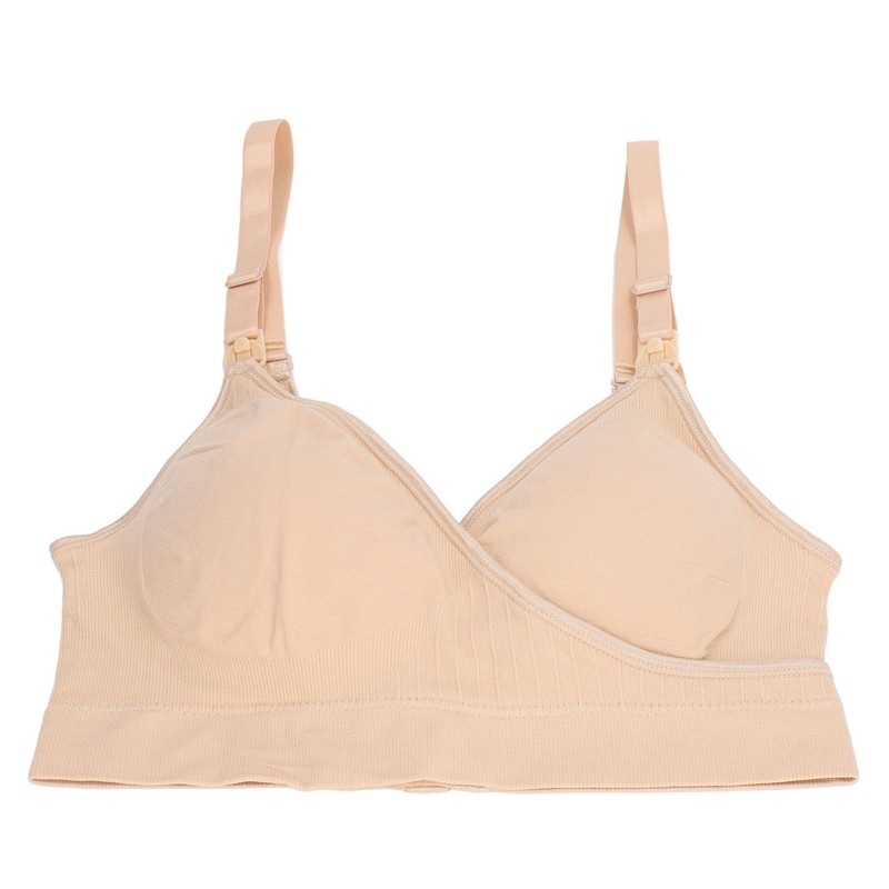 Nursing Bra Front Top Buckle Widened Flanks Four Row Buckle