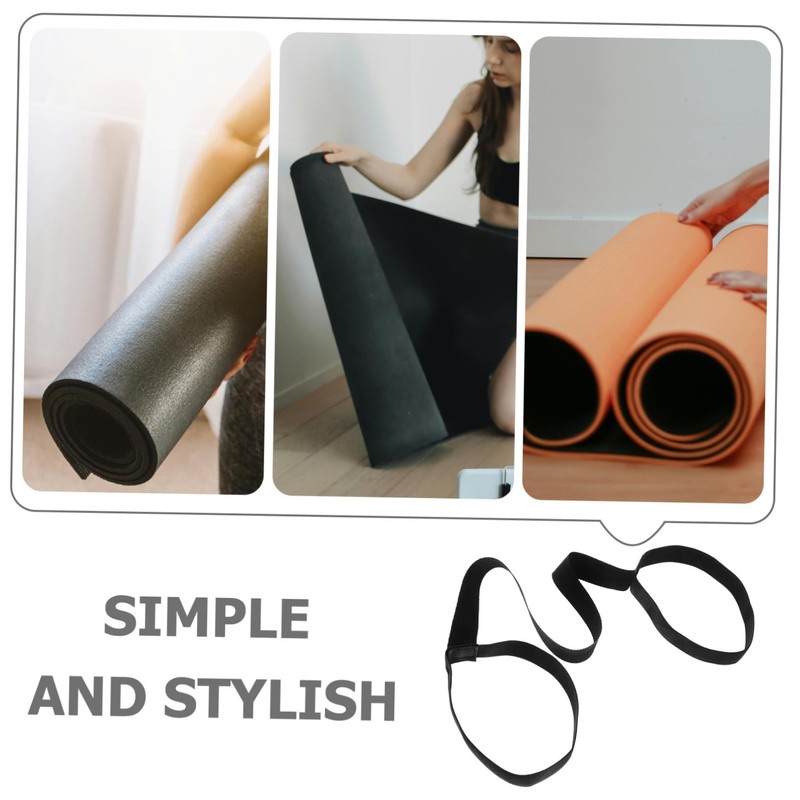 KICHOUSE 4pcs Yoga Mat Carrying Straps Sling for Storage Lightweight