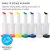 Cocktailor 32 oz. Bar Juice Pour Bottles (7-pack Rainbow Assortment)