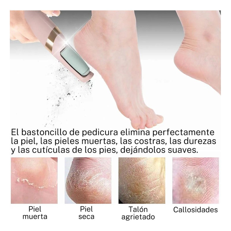 Aparato De Pedicura Eléctrico Con Papel De Lija Para Pies