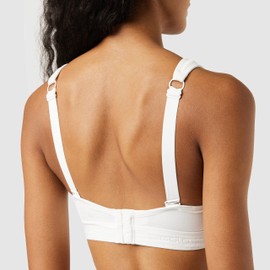 Odlo Womens Padded High Sport Bra, White, 38DD EU