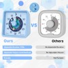 Secura Secura 60-Minute Visual Timer for Kids, Time Clocks, Countdown