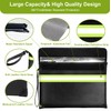 6500°F Fireproof Document Bag with Lock,2025 Upgraded Fireproof/Waterproof Money Bag