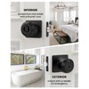 Haidms Black Door Knobs, Interior Door knobs, Privacy Door Knob