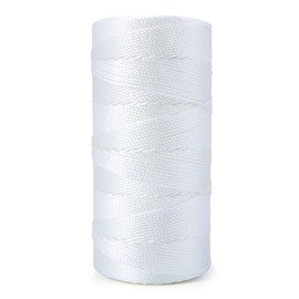 HONGDA Twisted Nylon String, #18 x 1080FT Mason Line String, Nylon Twine for Masonry Job, Trot Line, Decoy Line, Net Making and Mending, Workshop, Crafts, Gardening