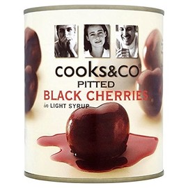 Cooks & Co Pitted Black Cherries 850g - Pack of 2