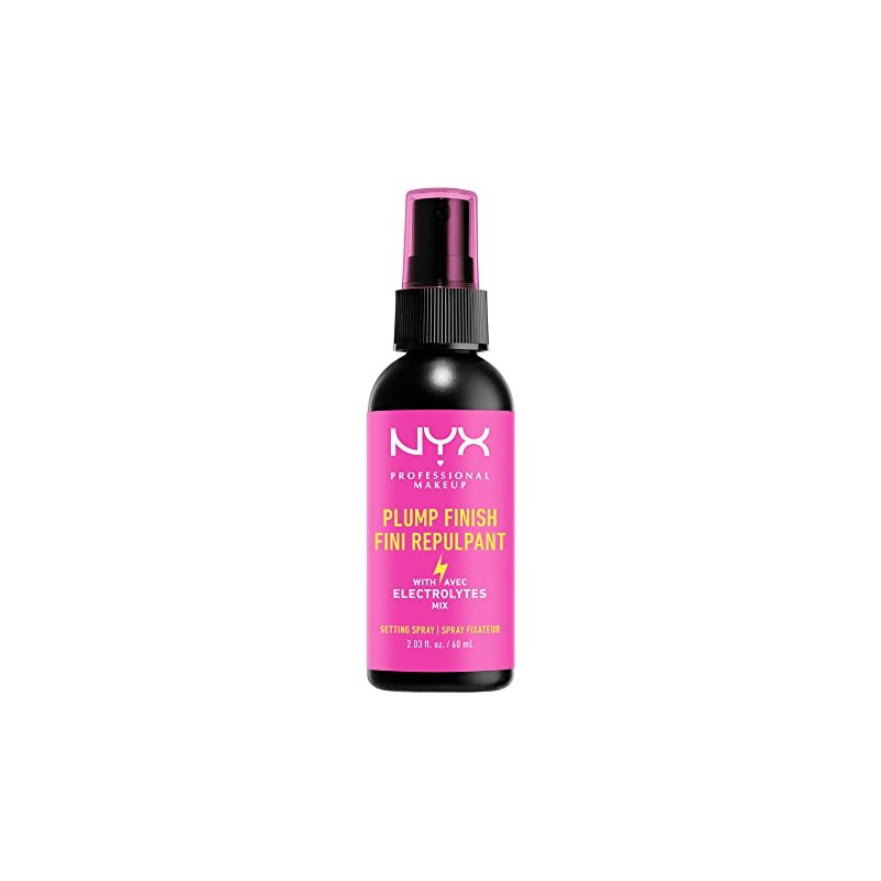 NYX Professional Makeup, Plump Finish Setting Spray, Fijador de Maquillaje