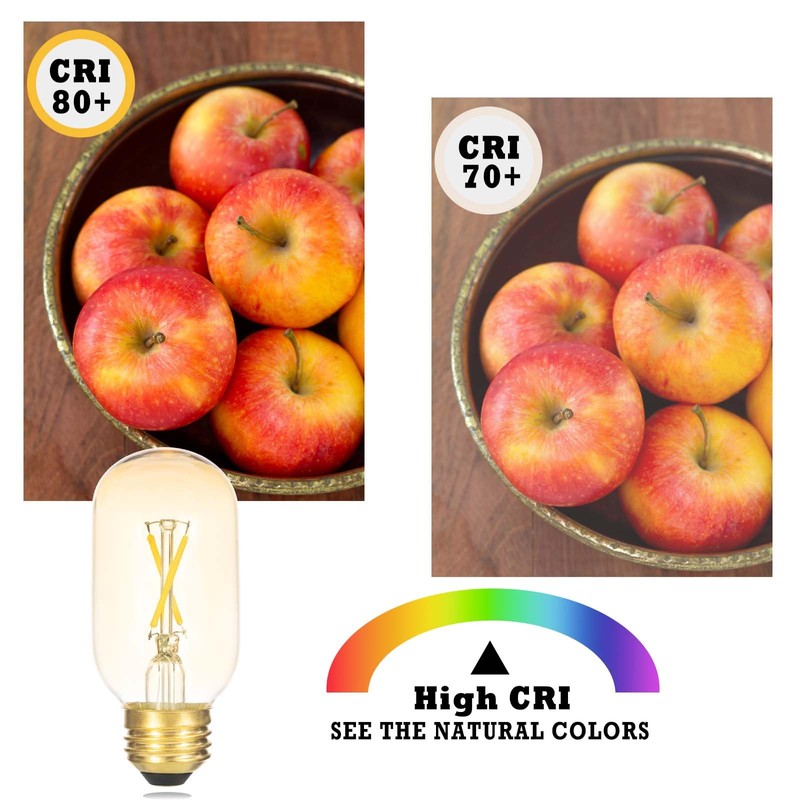 FLMAMT T14 Led Dimmable Light Bulb, 2W Equal to 25