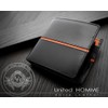 United HOMME UH-1073 Bifold Wallet Horsehide x Center Line, orange
