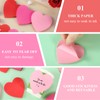 Roowest 600 Sheets Valentine's Day Heart Shaped Sticky Notes Heart