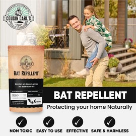 Cousin Carl’s Maximum-Strength Bat Repellent – Scented Pouches to Keep Bats Out of Your Home (12-Pack)