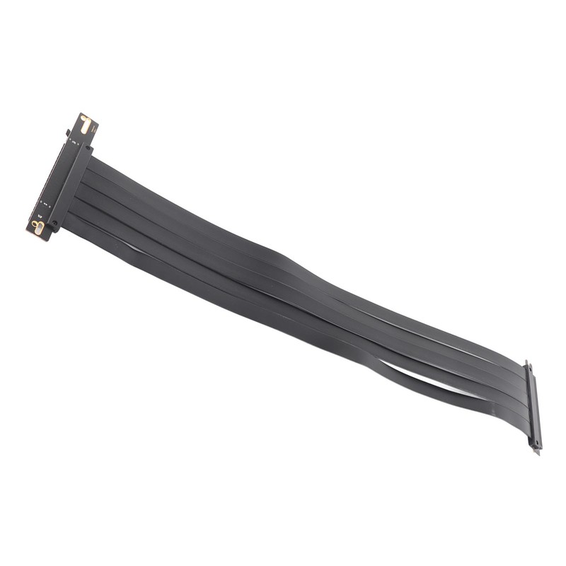 PCIE 4.0 X16 Extender Right Angle 64GB/s Shielded Plug and
